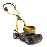 Stiga Multiclip 547e med batteri og lader - 298471058/ST2 - 48V 500-batteriserie inkl. 1x 4,0 ah Batteri og standardlader. akku plæneklipper med multiclipsystem og 45 cm klippebredde. Klare plæner op til 500 m<sup>2</sup>.